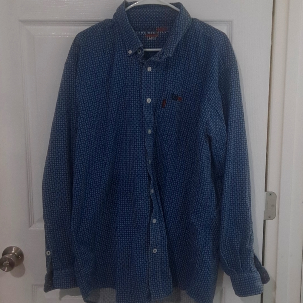 Cinch Flame Resistant button down shirt